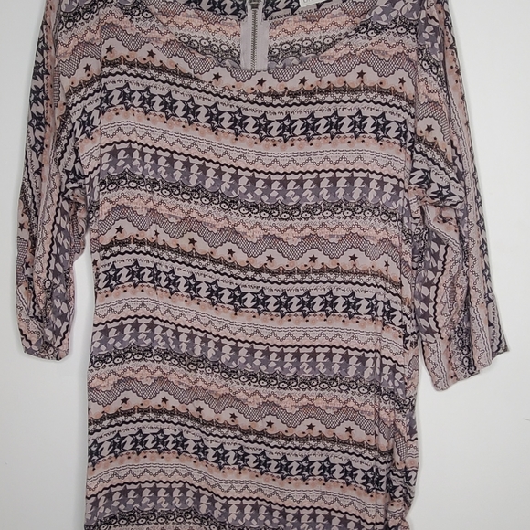 ONLY Edge collection patterned mini dress - Picture 5 of 6